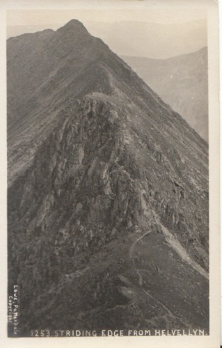 Cumbria postcard striding - cumbria,